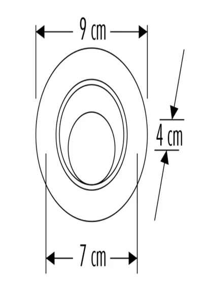 7W LAL LED SPOT (SİYAH KASA) (BEYAZ IŞIK) görsel 2