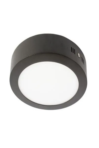 18W SIVA ÜSTÜ LED PANEL (SİYAH KASA)(6400K) görsel 2