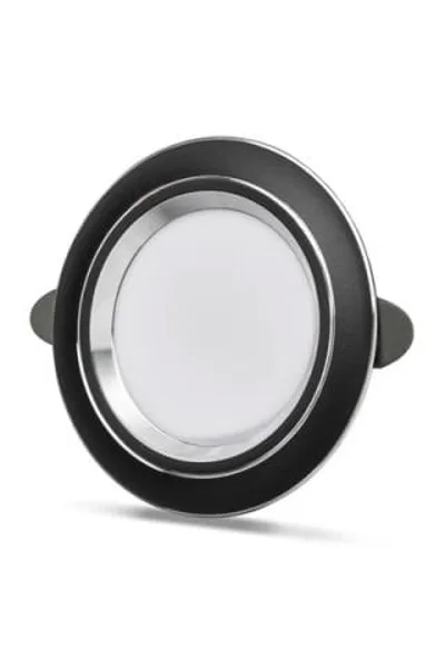 6W ZEBRA LED ARMATÜR (SİYAH-KROM) (3 RENK)