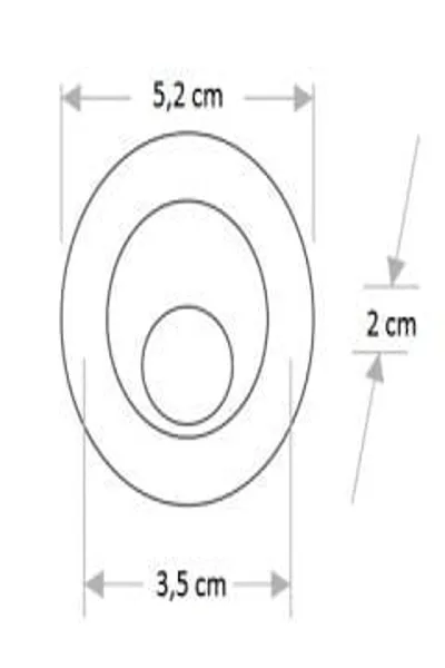 1.5W POWER LED UFO SPOT (SİYAH KASA)(BEYAZ) görsel 2