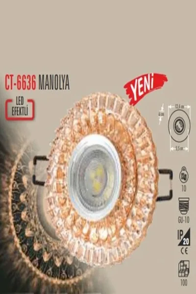 MANOLYA DEKORATİF CAM SPOT