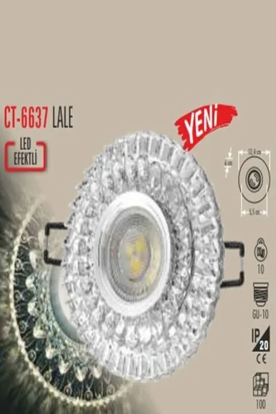 LALE DEKORATİF CAM SPOT