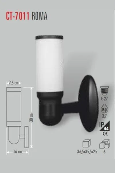 ROMA BAHÇE ARMATÜRÜ (APLİK)(E27)