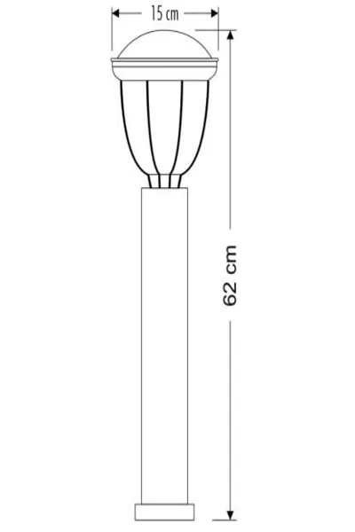 Cata CT-7039 E27 26W Torino Bahçe Armatürü