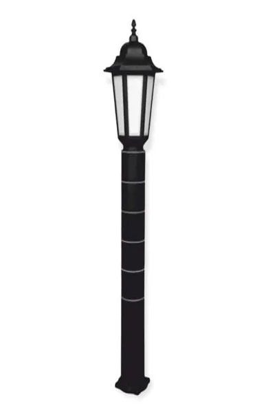 Cata CT-7113 E27 90cm Siyah Parma Set Üstü Bahçe Armatürü görsel 2