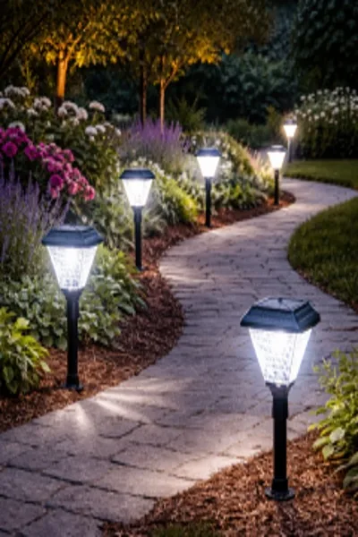30W SOLAR LED ÇİM DİREĞİ görsel 2