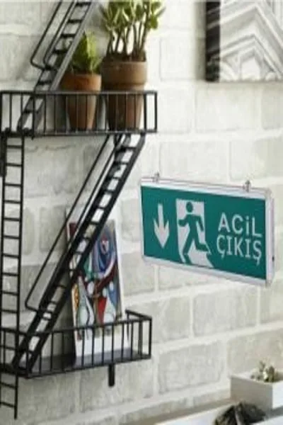 Cata CT-9178 Acil Çıkış Levhası (Aşağı Yönlü ok) görsel 2