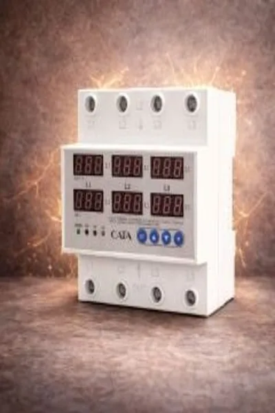 CATA CT-9199 Akilli Voltaj Akim Koruyucu Trifaze 63 Amper
