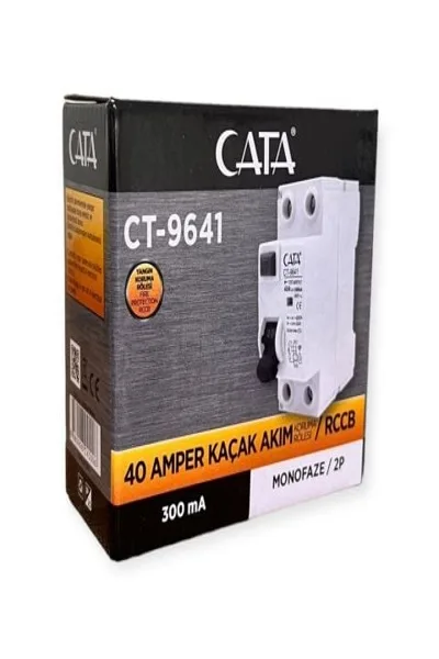 40A Kaçak Akım Rölesi (300mA / Monofaze / 6kA)