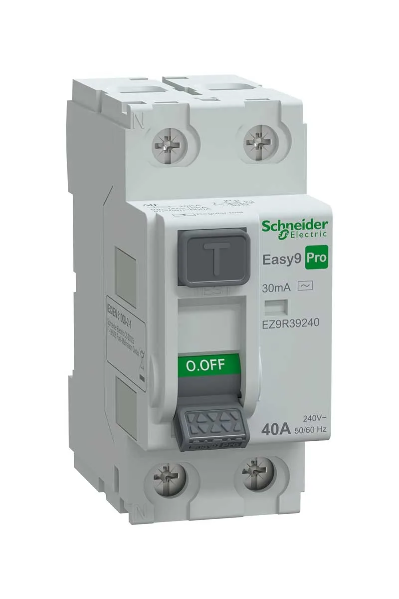 Schneider EZ9R39240 Easy 9 Pro KAK 2P 40A 30mA AC 240V Kaçak Akım Rölesi