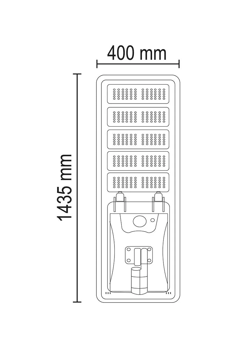 Forlife FL-3187 500W 6500K Beyaz Solar Sokak Armatürü görsel 2