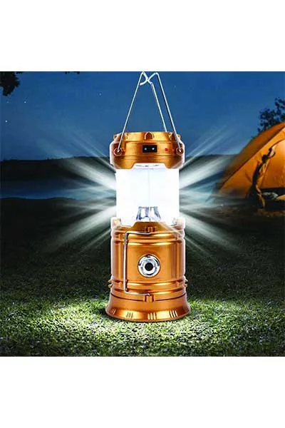 Forlife FL-3226 20W Solar 2 Fonksiyonlu Kamp Feneri 3200K görsel 2
