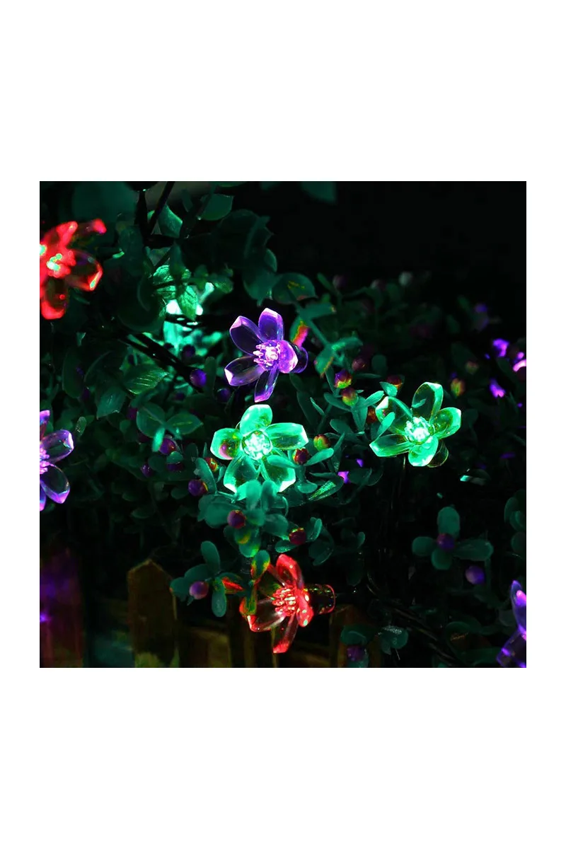 Forlife FL-3258 R 20W Rgb Solar 5 Metre 7 Mod Işık Zinciri görsel 2