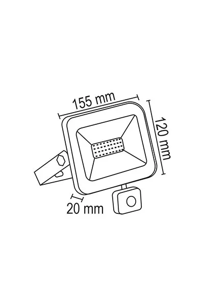 Forlife FL-4230 HS 30W 6500K Beyaz Sensörlü Led Projektör görsel 2