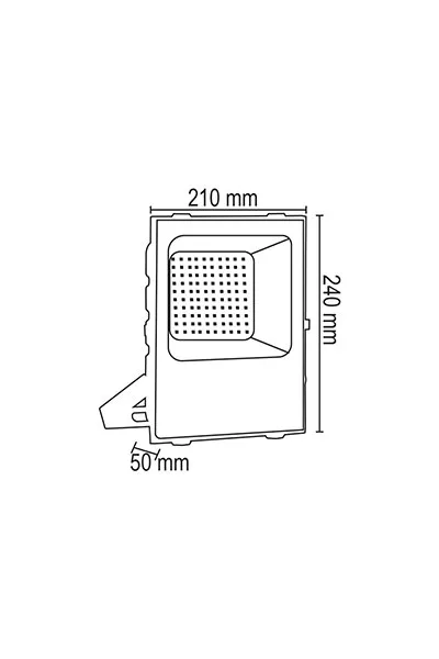 Forlife FL-4405 50W 6500K Beyaz Smd Led Projektör görsel 2