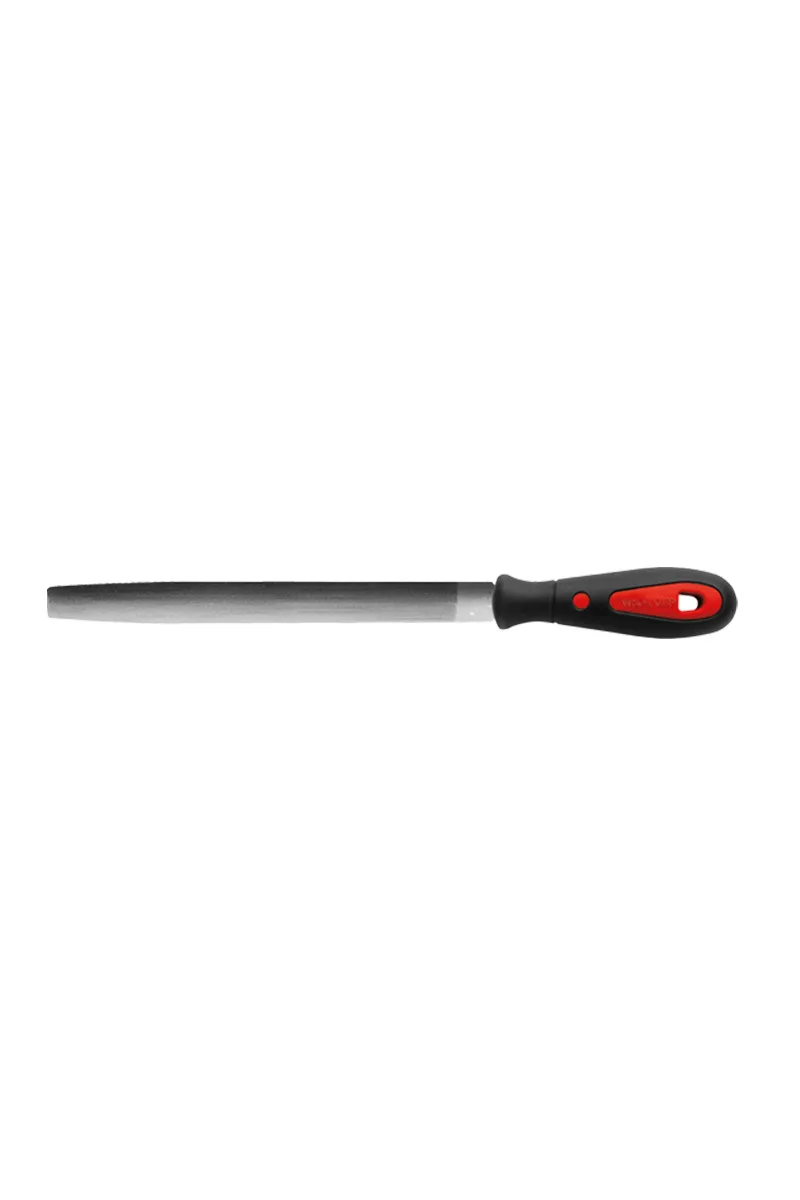 Ceta Form J56-308H 8 inç 200mm İnce Dişli Ergonomik SaplıYarım Yuvarlak Eğe