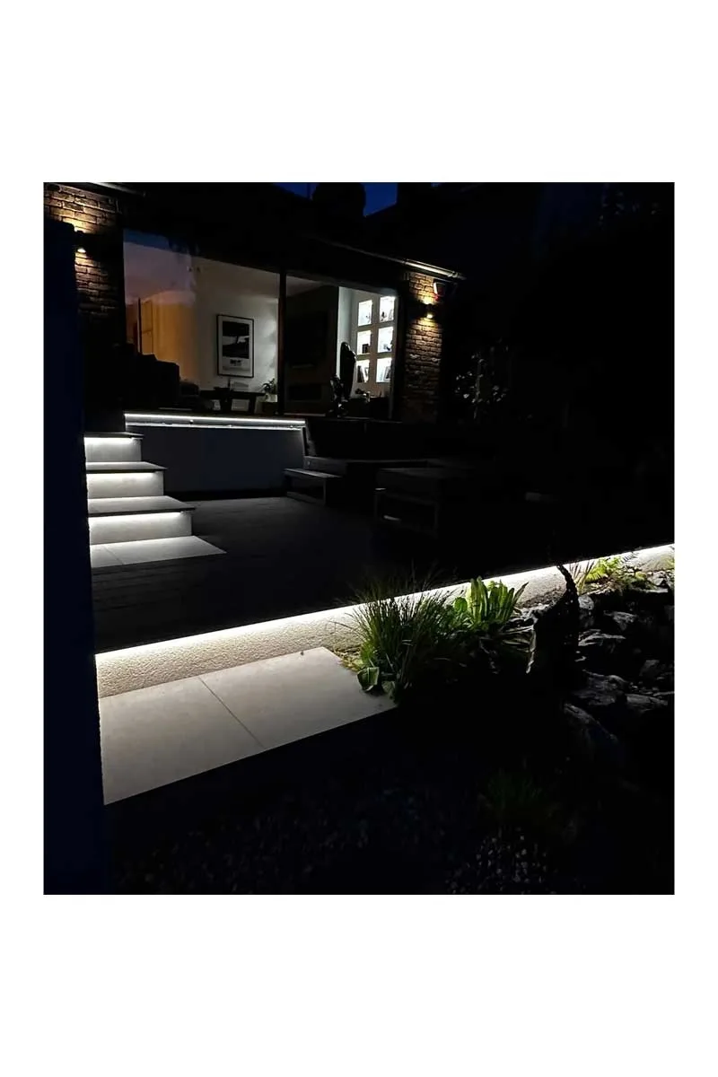 Global K2 KCL003 4040 Beyaz 3 Çipli 60 Ledli Silikonlu Dış Mekan Şerit Led görsel 5
