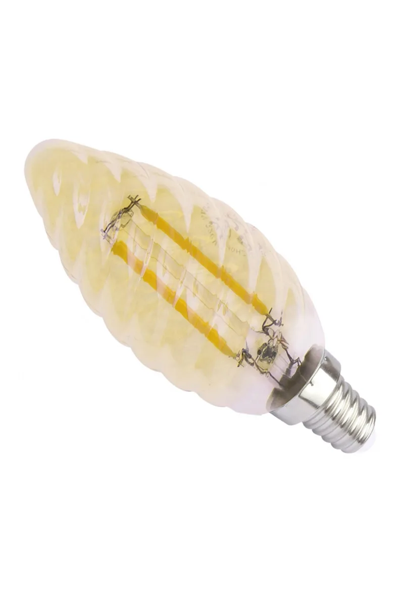 Global K2 KES610 4W E14 2700K Sarı C35 Led Flamanlı Rustik Ampul görsel 4