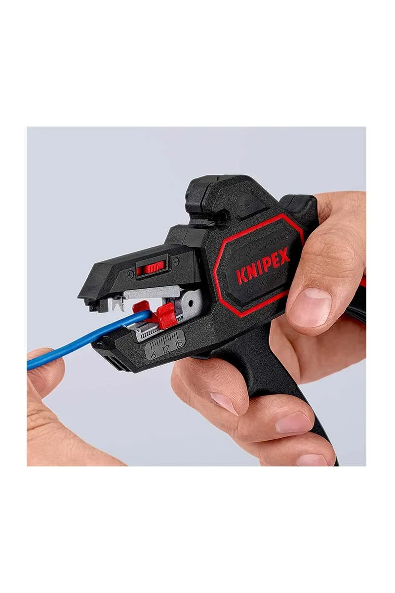 Knipex 12 62 180 Otomatik Kablo Sıyırma Pensesi görsel 2