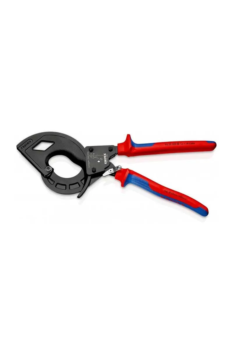 Knipex 95 32 320 Cırcır Mekanizmalı Kablo Kesici görsel 3