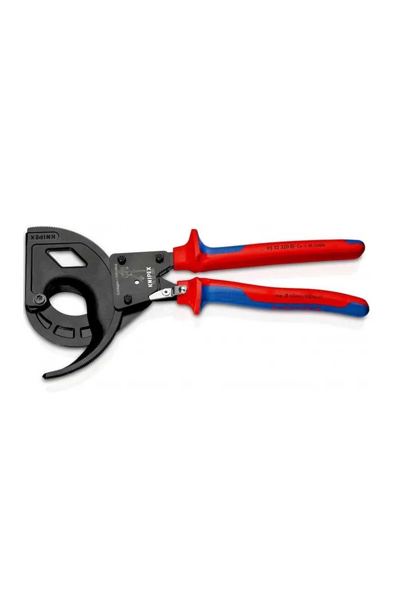 Knipex 95 32 320 Cırcır Mekanizmalı Kablo Kesici