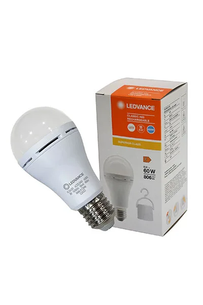 Ledvance AC49364 LCLA60 RECH 8W/865 230V E27 Şarjlı Ampul