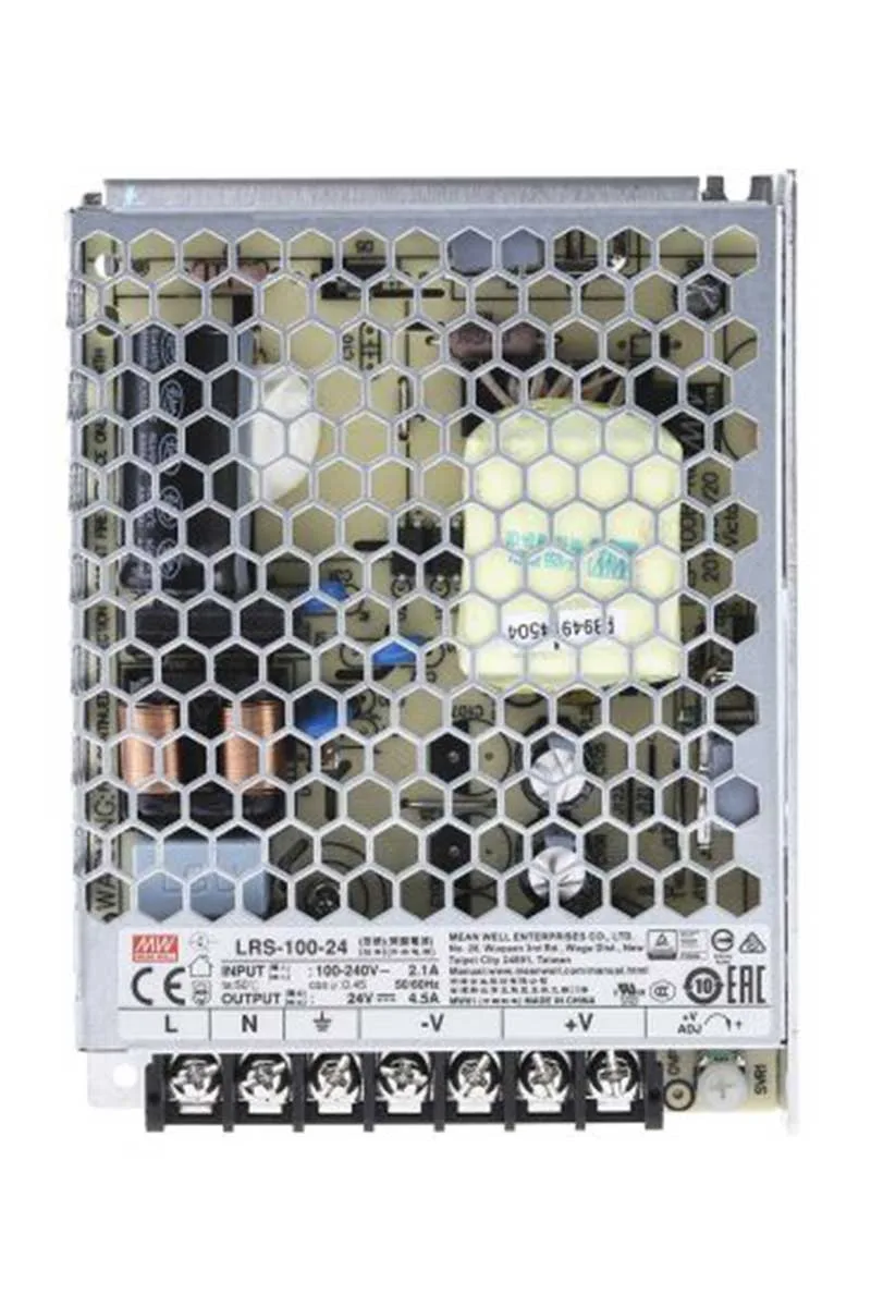 Mean Well LRS-100-24 100W Tek Çıkışlı Kapalı Güç Kaynağı görsel 2