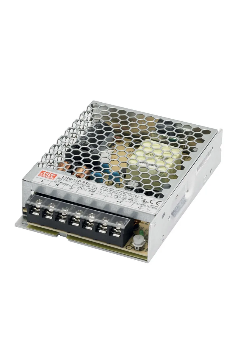 Mean Well LRS-100-24 100W Tek Çıkışlı Kapalı Güç Kaynağı