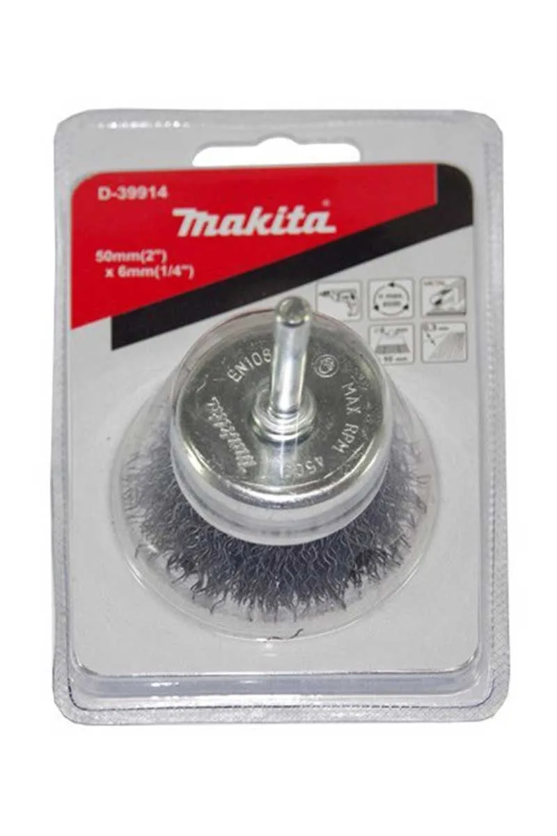 Makita D-39914 Dalgalı Çanak Tel Fırça görsel 2