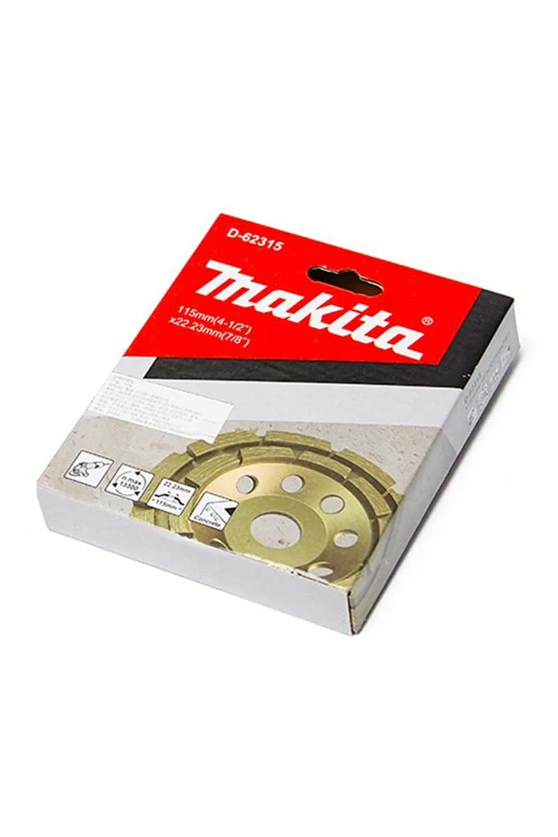 Makita D-62315 115x8.7mm Çift Sıra Elmas Çanak Disk görsel 2