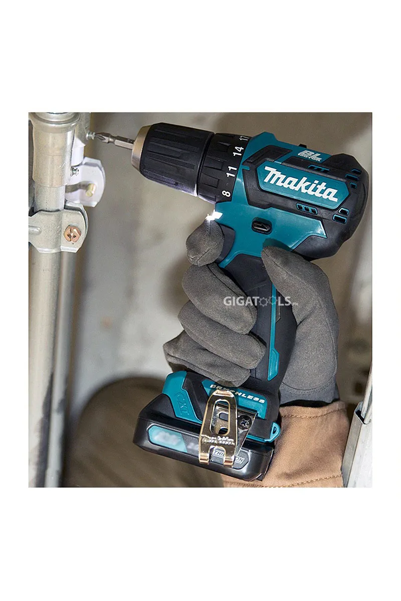 Makita DF332DZ 10.8V Li Akülü Darbesiz Matkap Vidalama görsel 5