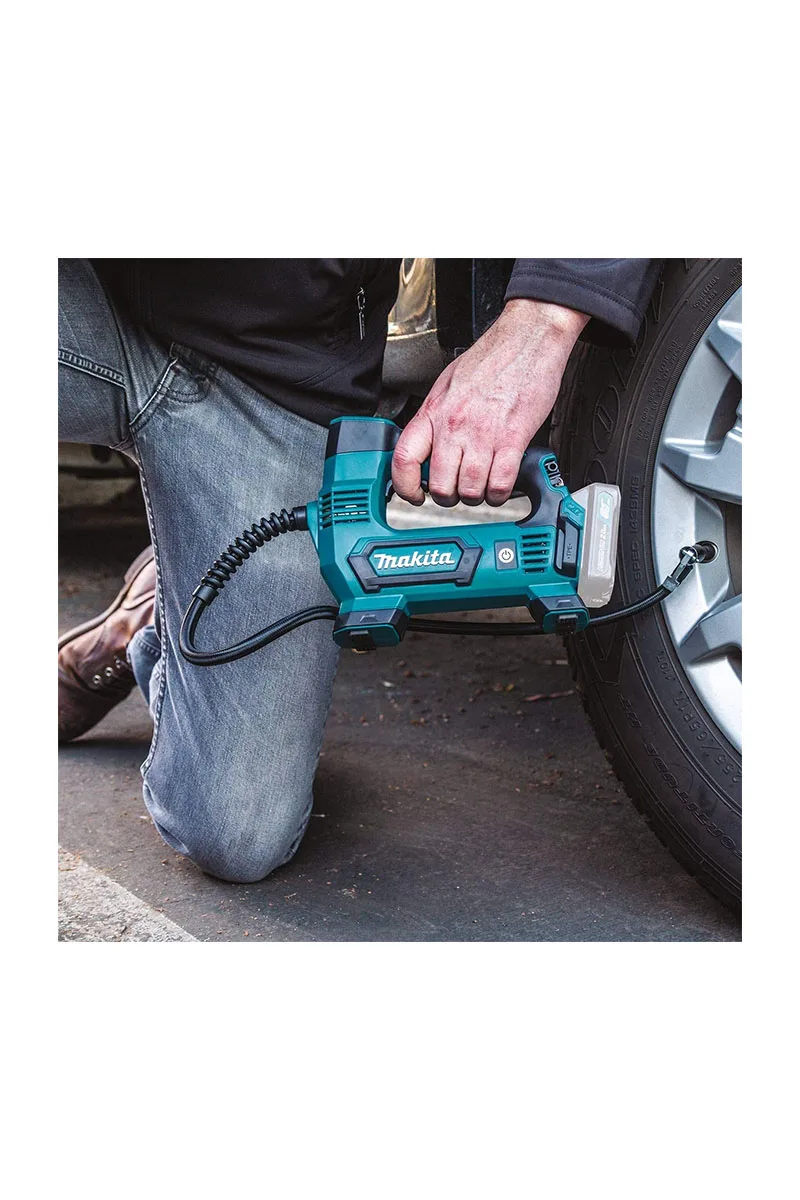 Makita MP100DZ 12V Şarjlı Lastik Şişirme Pompası görsel 4