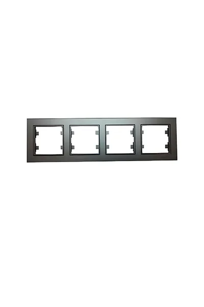 Makel-56050704 Karea Dörtlü Çerçeve Füme
