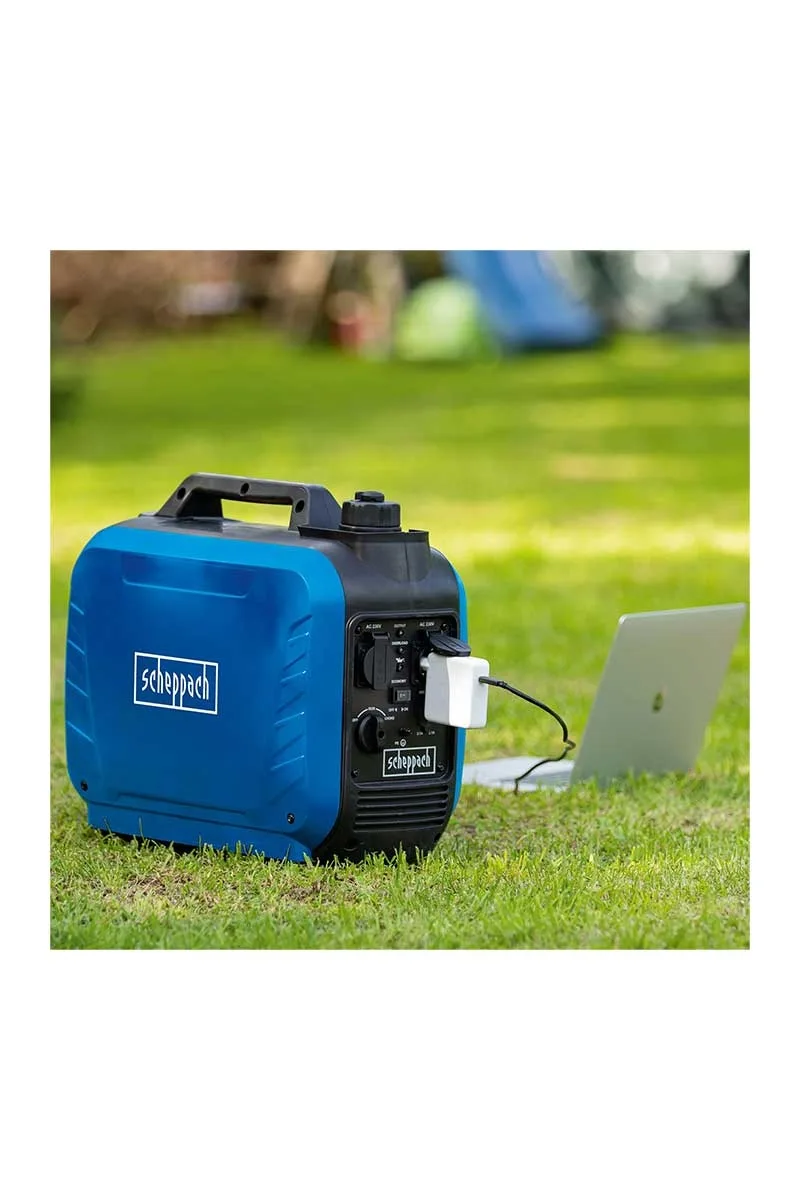 Scheppach SG2500İ 2 kW İnvertörlü Portatif Benzinli Mini Jeneratör görsel 3