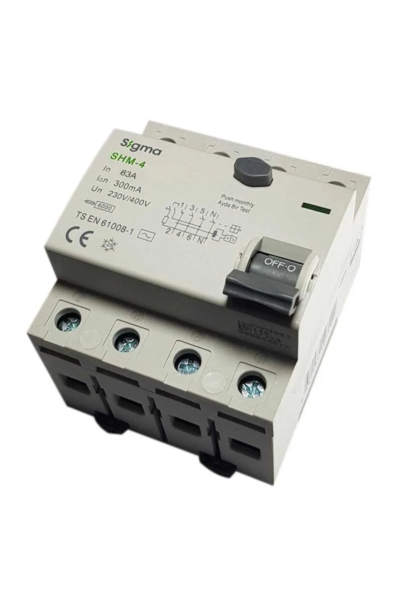 Sigma SHM4063300 300MA 63A Kaçak Akım Koruma Rölesi