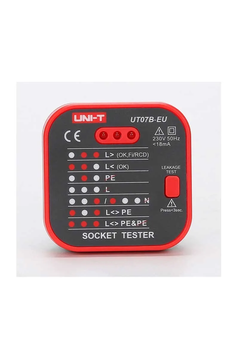 Unit UT07B-EU Priz Test Cihazı görsel 5