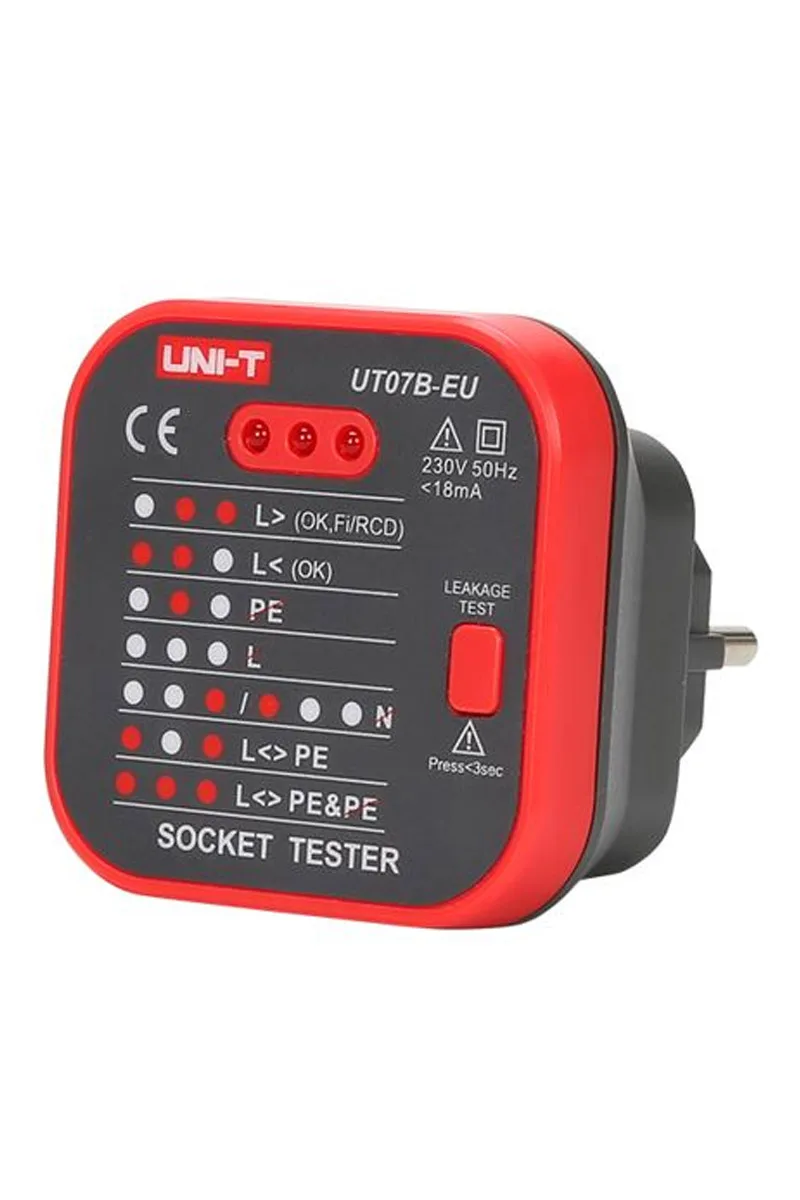 Unit UT07B-EU Priz Test Cihazı