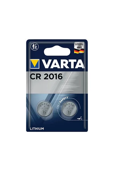 Varta CR 2016 Electronics Düğme Pil 2’li Paket 6016101402