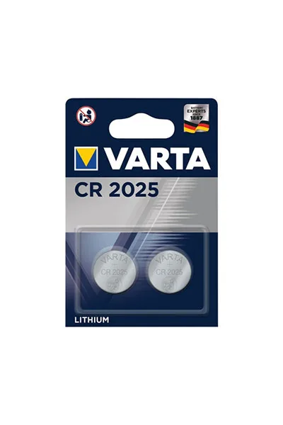 Varta-CR 2025 Electroincs Düğme Pil 2’li Paket 6025101402