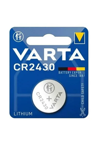 Varta CR 2430 Electronics Düğme Pil Tekli Paket 6430101401