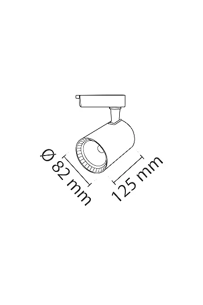Noas 30W 6500K Beyaz Işık Siyah Paris Led Ray Spot YL29 3101 görsel 2