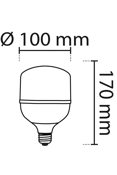 Noas YL95-3001 30W E27 6500K Beyaz Torch Led Ampul görsel 2